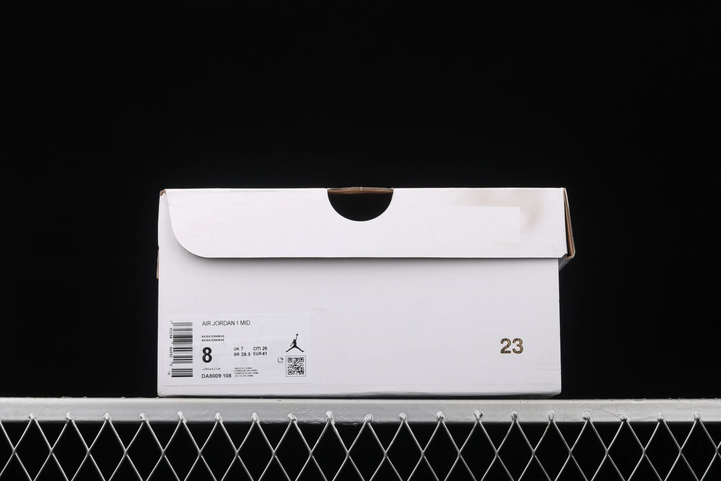 All categories Air Jordan Jordan series basketball shoes Air Jordan 1 Mid Air Jordan 1 Mid AJ1 Joe 1 corduroy orange Zhongbang basketball shoes DA8009-108
